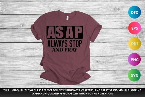 Asap Prayer Christian SVG for Crafts & Graphics