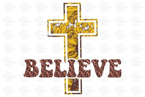 Believe Jesus Sublimation Svg Design: Graphics and Crafts