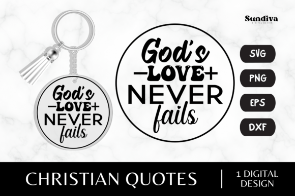 Christian Sayings for Keychain SVG 1: Graphics & Crafts