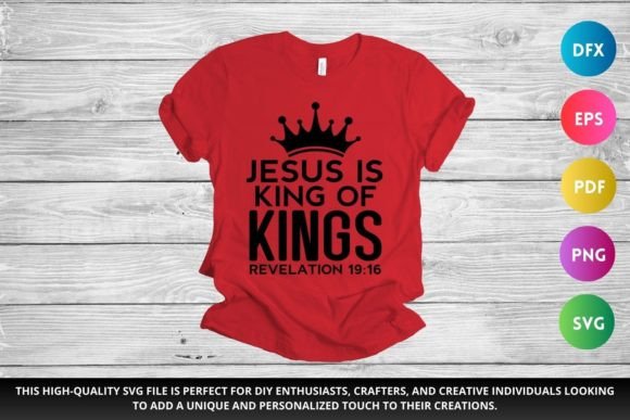 Jesus is King SVG Christian SVG