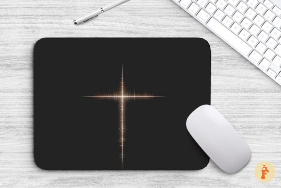 Mouse Pad Simplistic Christian Cross: Graphics & Backgrounds Review