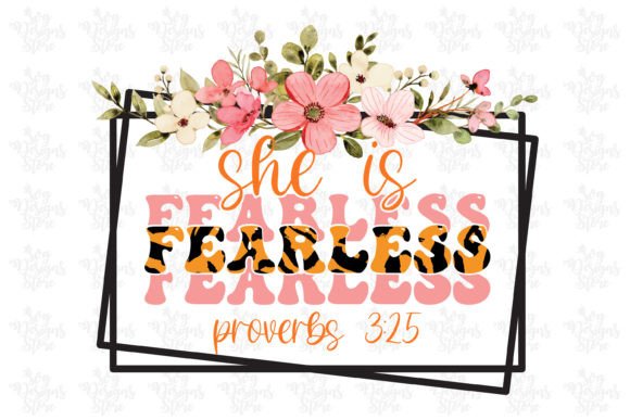 She is Fearless Proverbs 325 Jesus Svg: Graphics for Crafts